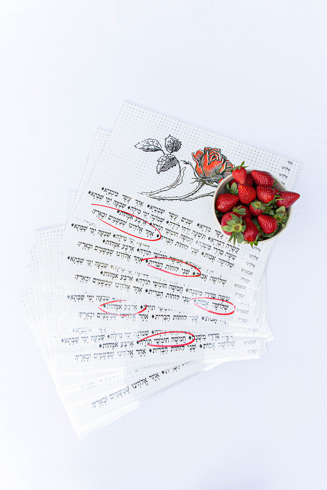 אחד אלוהינו; שלושה עשר פלייסמטס